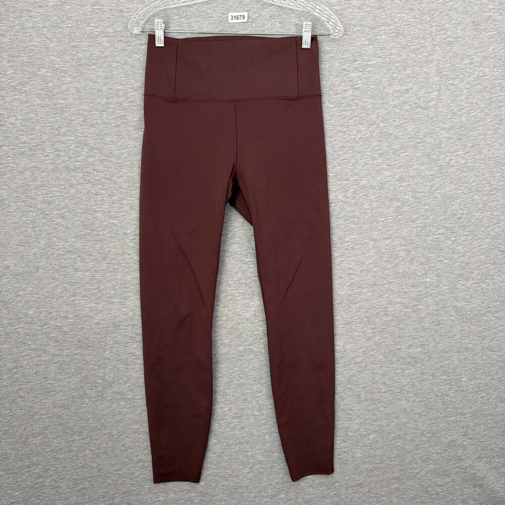Vuori Womens Size Medium Terracotta Rust Red Evolve High Rise Leggings